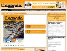 Tablet Screenshot of lagenda.cat